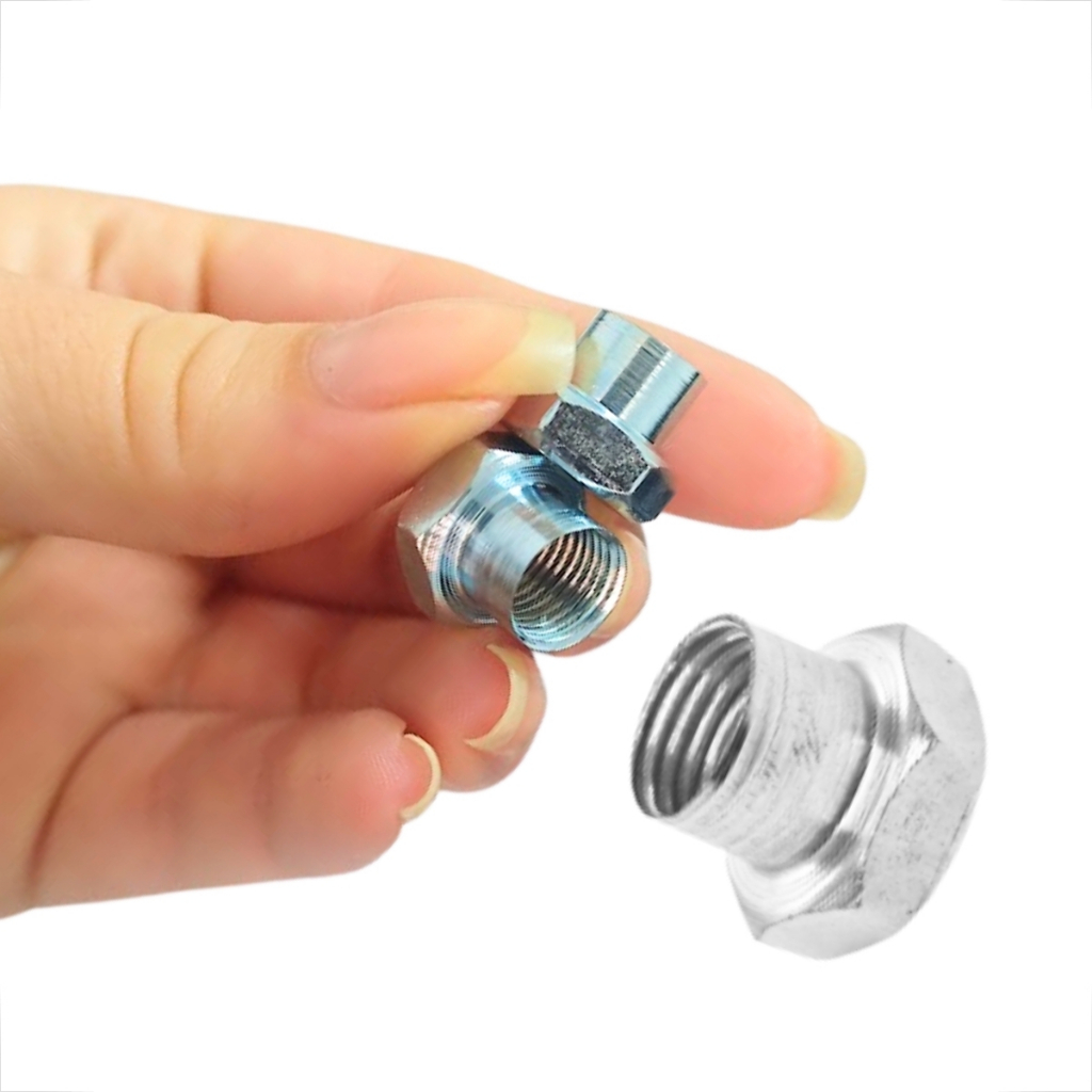 Bucha Para Trocar Esfera Por Rolamento Cubo Dianteiro e Traseiro 3/8 Peça De Adaptação Mecânica