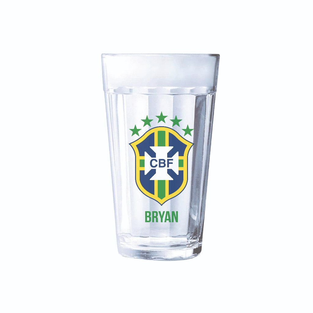 Copo Americano 500ml - Símbolo Seleção Brasileira