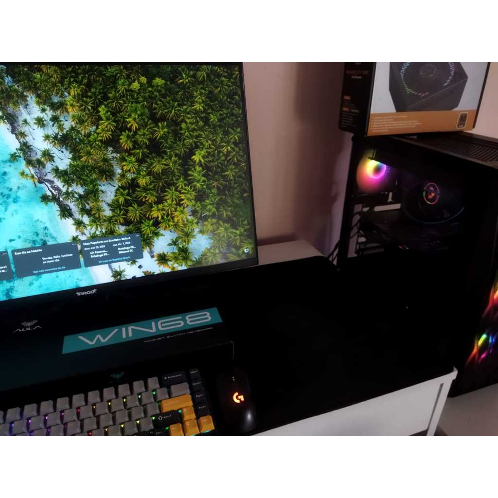 Pc Gamer Profissional Ryzen 95900x Placa de Video RTX 5050 Zotac B550a Pro MSI Perifericos Profissionais