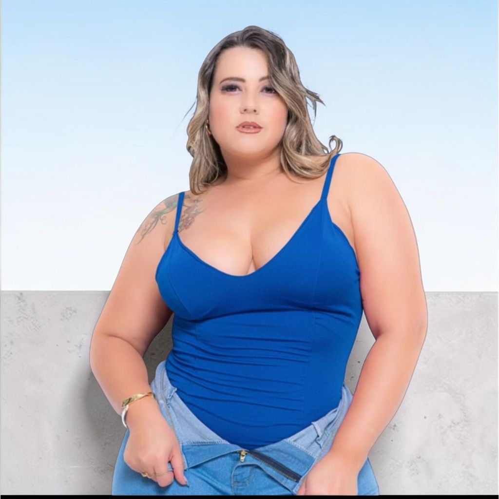 BODY PLUS SIZE ALCINHA COM BOJO