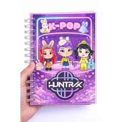 NOVIDADE -Livro Interativo de Velcro K-Pop | Huntrix Educativo e Divertido, Guerreiras do K-pop, lembrancinha