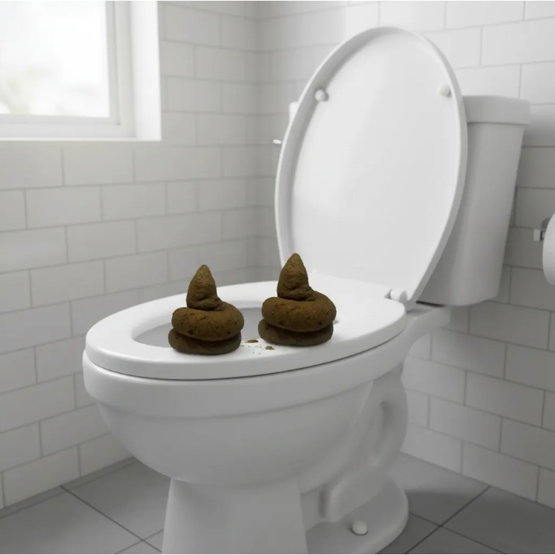 Kit com 2 Cocô Artificial Bosta Realista em Argila Merda para Brincadeiras e Pegadinhas Engraçadas