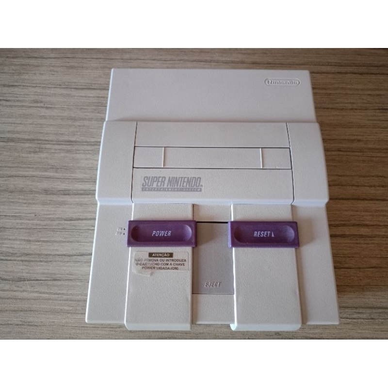 Console Super Nintendo SNES FAT Completo TODO ORIGINAL IMPECÁVEL