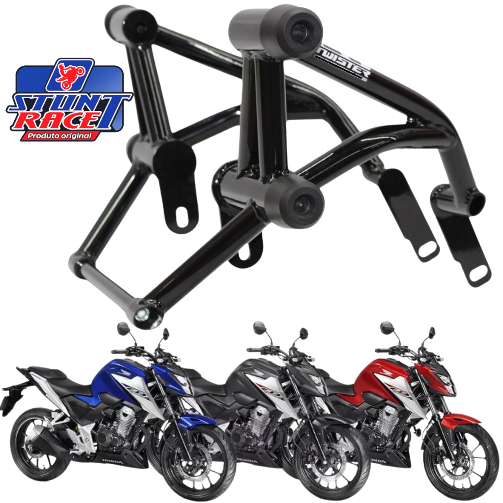 Protetor  Stunt Race CB 300F 2023 2024 2025 2026 2027 Twister protetor de motor e carenagem Honda CB300 f Stunt Race
