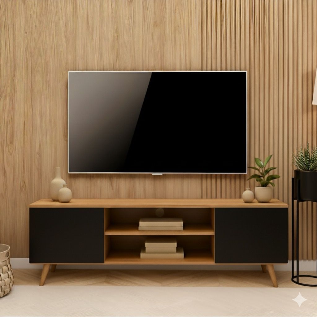 TOP VENDAS 🔥 Rack Sala De Estar Multiuso para TV até 50 Polegadas Venus