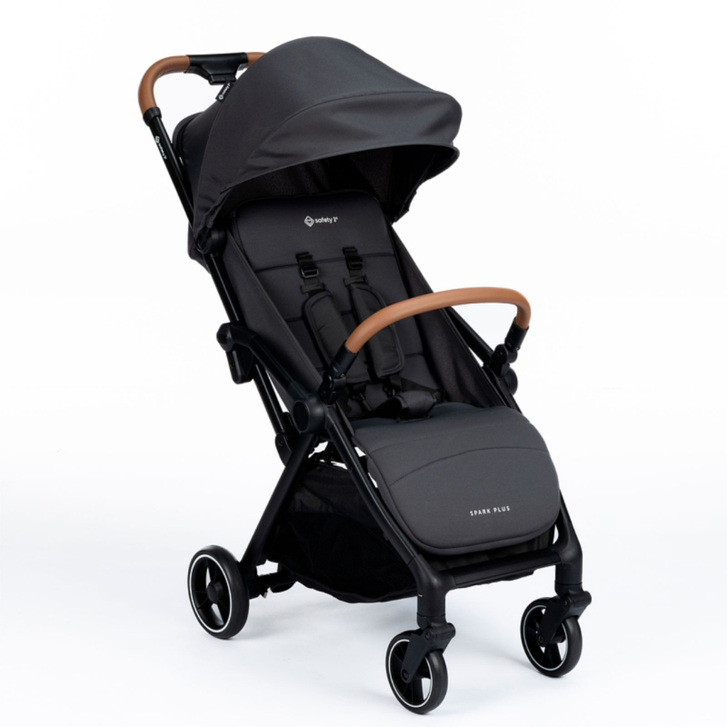 Carrinho Bebê Passeio Infantil Spark Plus Safety Dobrável Automático Compacto Reclinável 0 a 22kg