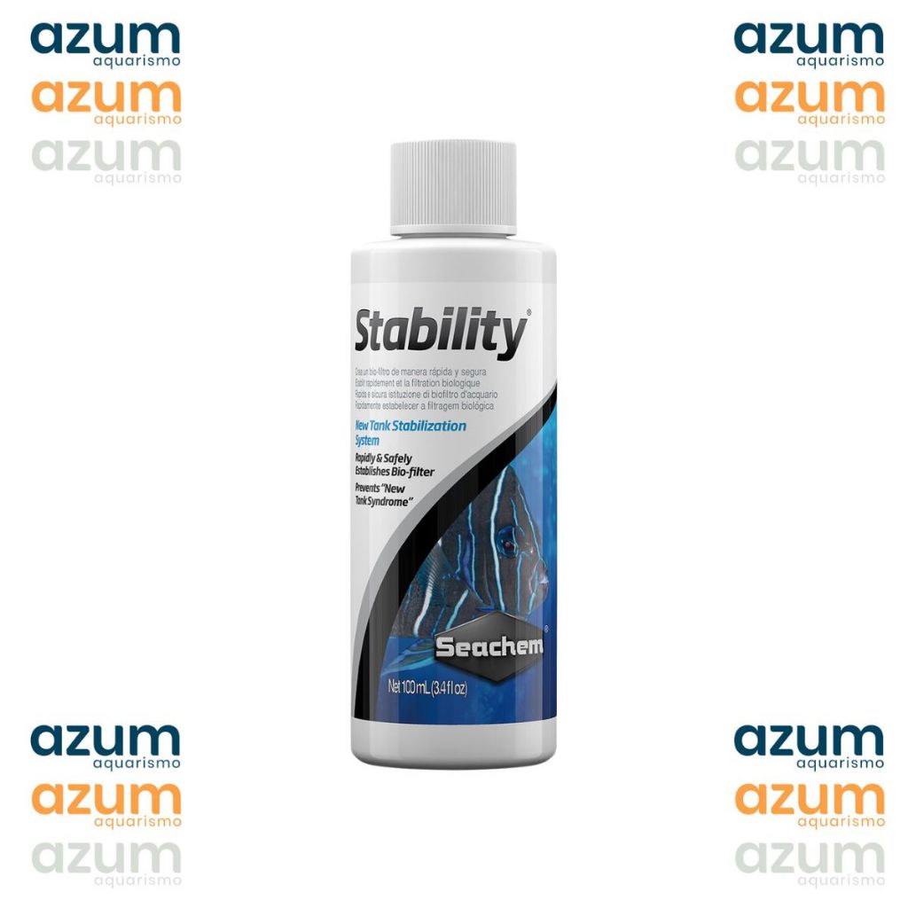 Stability 100ml Seachem Condicionador Bactérias Para Aquário Doce e Marinho
