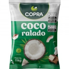 Copra Coco Ralado Úmido e Adoçado  1Kg Mais Sabor e Praticidade nas Suas Receitas