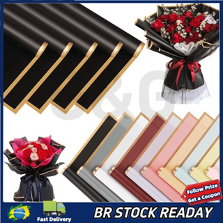 ✅[BR Seller] Kit 20 ou 40 Folhas Papel De Embrulhar Buque Embalagem Presente 58cm em Oferta na Shopee