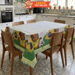 Toalha de Mesa Copa do Mundo 6 Lugares Estampa Delicada Para Decorar em Oferta na Shopee