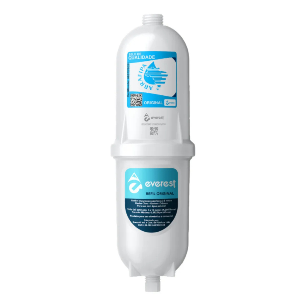 Refil Filtro Elemento Filtrante Purificador Soft compatível com purificador Everest Star Slim Fit Plus Baby