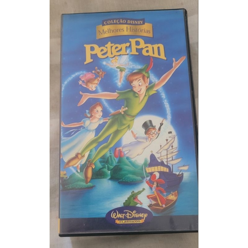 VHS Peter Pan Disney Dublado