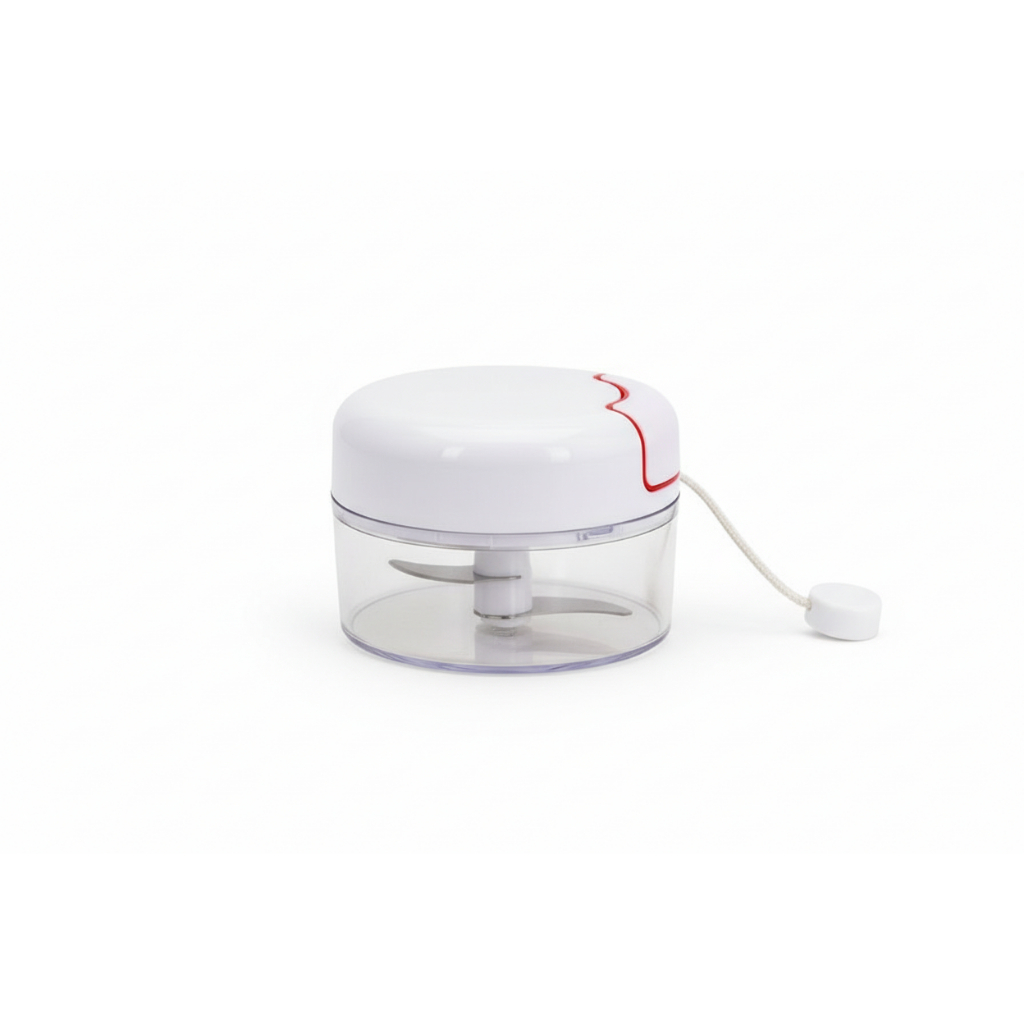 Mini Processador Manual Triturador AlhoCebola Tempero 2 Lâminas/Cozinha Prática/Achadinhos da Shopee