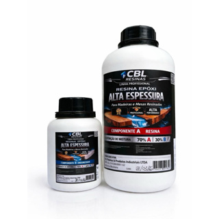 CBL Resina, Resina Epóxi de Alta Espessura – Kit 1kg em Oferta na Shopee