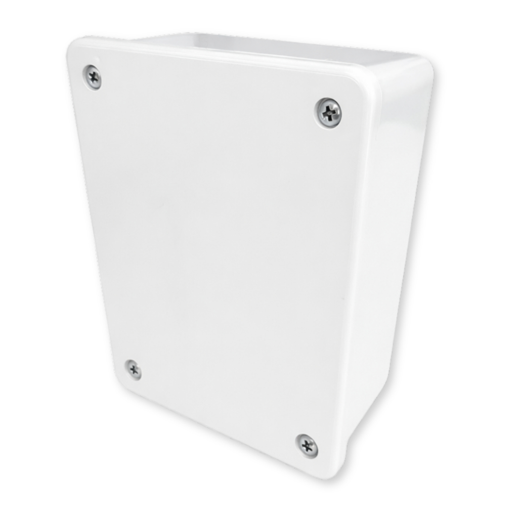 Caixa de passagem hermética organizadora de cabos CFTV Cameras 14x10x6 cm - Branca em Oferta na Shopee