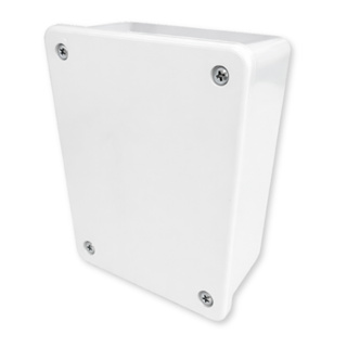 Caixa de passagem hermética organizadora de cabos CFTV Cameras 14x10x6 cm - Branca em Oferta na Shopee