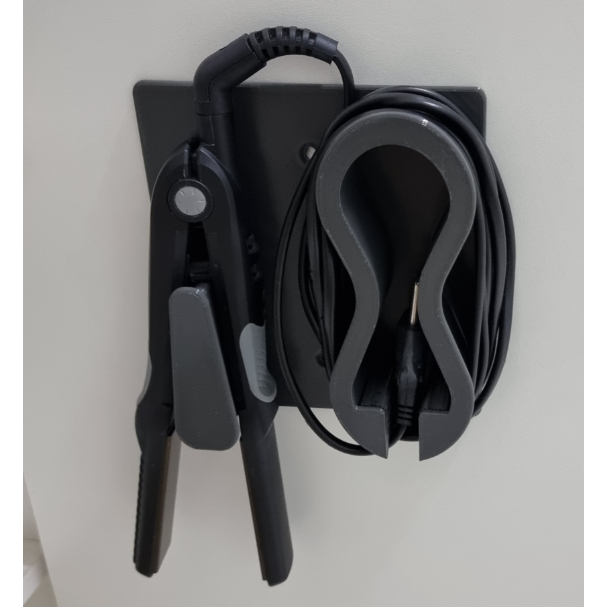 SUPORTE DE CHAPINHA DE CABELO PARA PAREDE