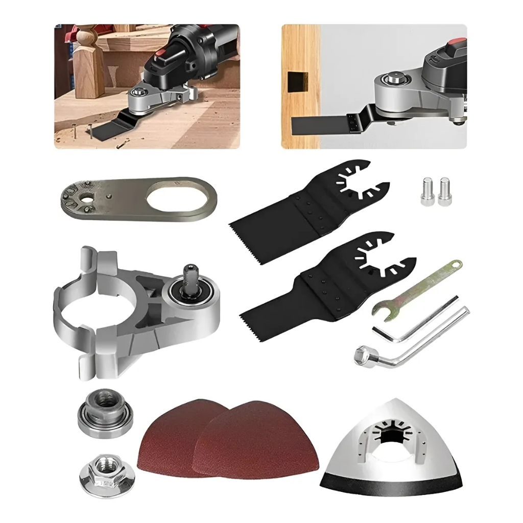 Kit Adaptador M10 para Esmerilhadeira com Componentes para Cortes e Acabamentos Precisos OIVIDA