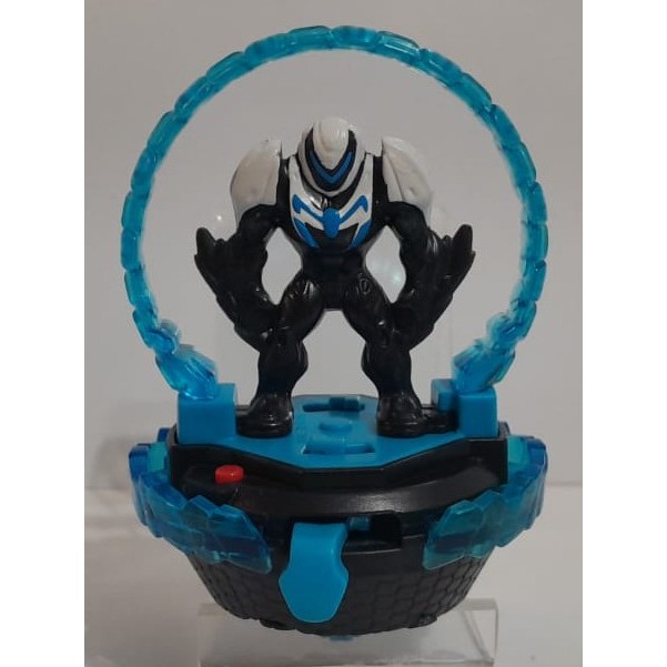 Boneco Personagem Miles Dredd - Max Steel Spin Strike - Mattel - 2013 - Vilão Com Base Lançadora