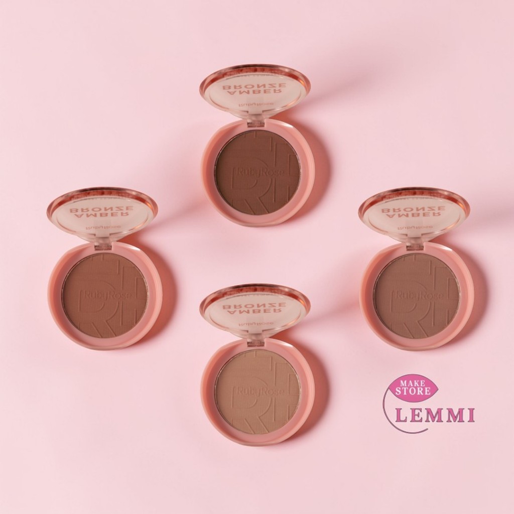 Bronzer Compacto Amber Bronze RUBY ROSE - Linha Rosa
