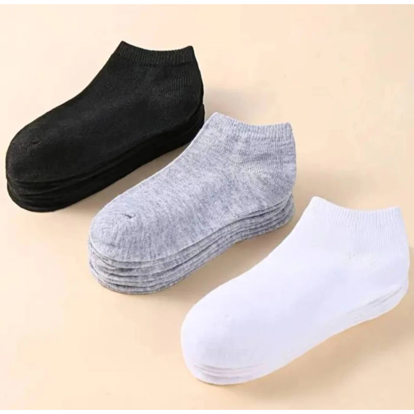 Kit 3/6/12 pares de Meia Soquete Infantil - UNISSEX
