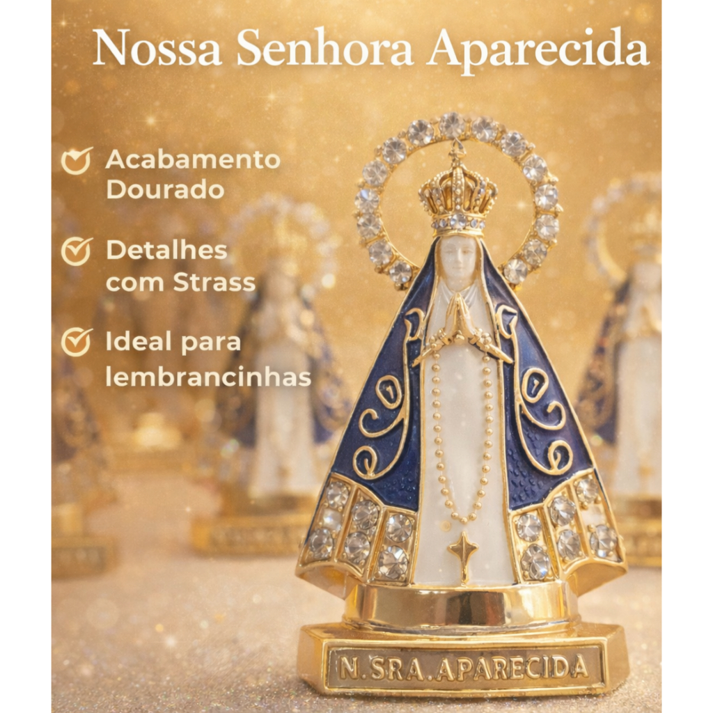 Nossa Senhora Aparecida -  mini 3 cm