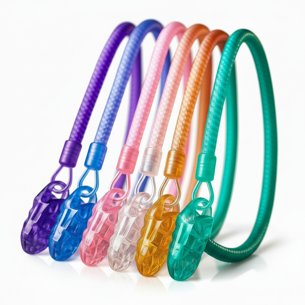Kit 3 Prendedores de Chupeta Bebê Clipe Reforçado + Cordão Extensível Ajustável Prático Antiperda