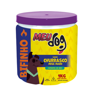 Bifinho Meu Dog sabor CHURRASCO 1kg Pote em Oferta na Shopee