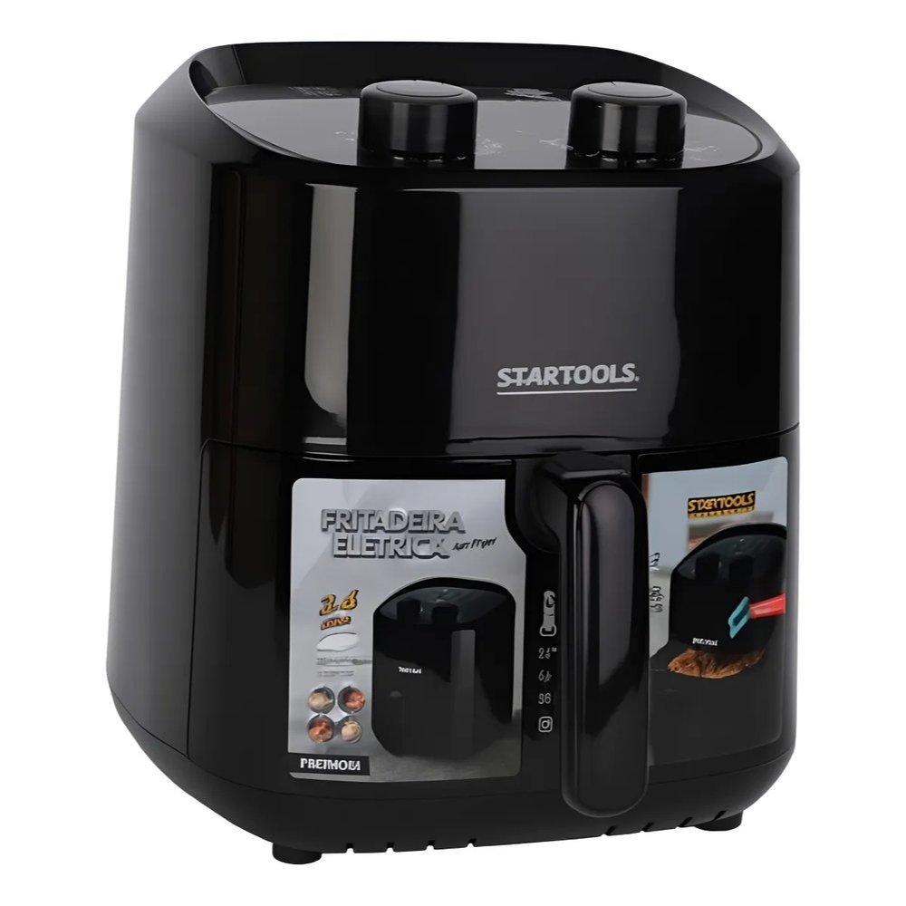 Air Fryer 3,4L 1200W 220V Fritadeira Elétrica Sem Oleo - Airfrai airfryer er fryer air frayr air fraier