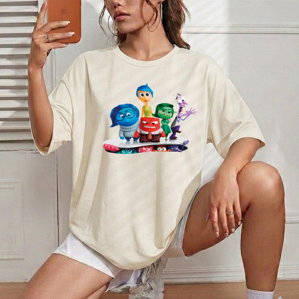 Camisa Feminina Divertidamente Verão Blusa Moderna T-shirt Estilosa Camiseta Despojada Crt Unissex