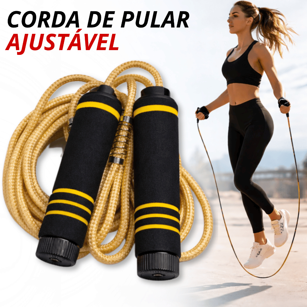 Corda de Pular Profissional Ajustável 360° Jump Speed Rope Crossfit Cardio Academia Emagrecimento