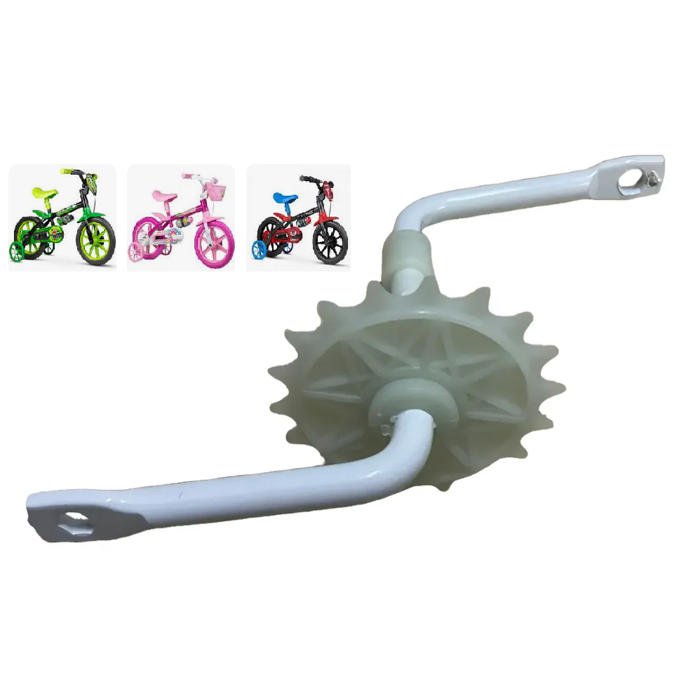 Pedivela Bicicleta Nathor Aro 12'' Coroa Braço Engrenagem