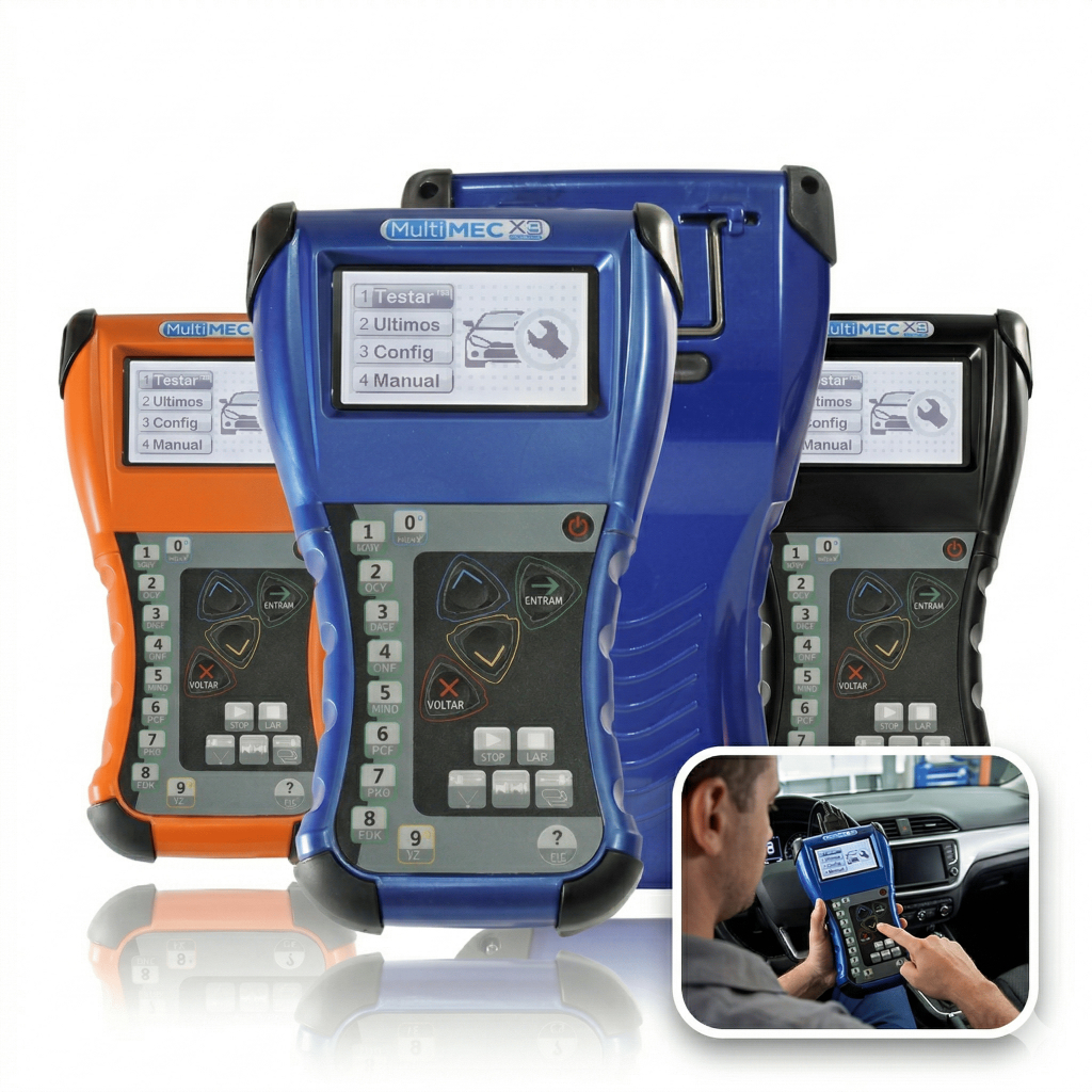 Scanner Automotivo Multimecx3 Portátil - Multi Mec Diagnostico Otto Diesel Injeção ABS