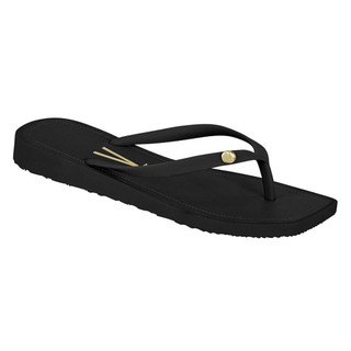Chinelo Vizzano  Feminino Bico Quadrado Pingente Macio Salto Rasteiro Fotos Reais