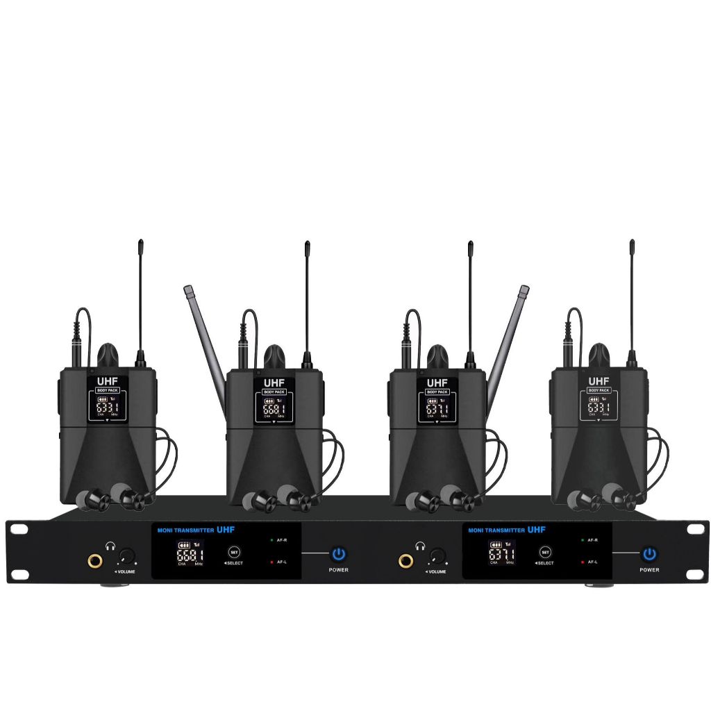 Monitor De Palco Quadruplo Ponto Sem Fio In Ear Ksr Psm8000