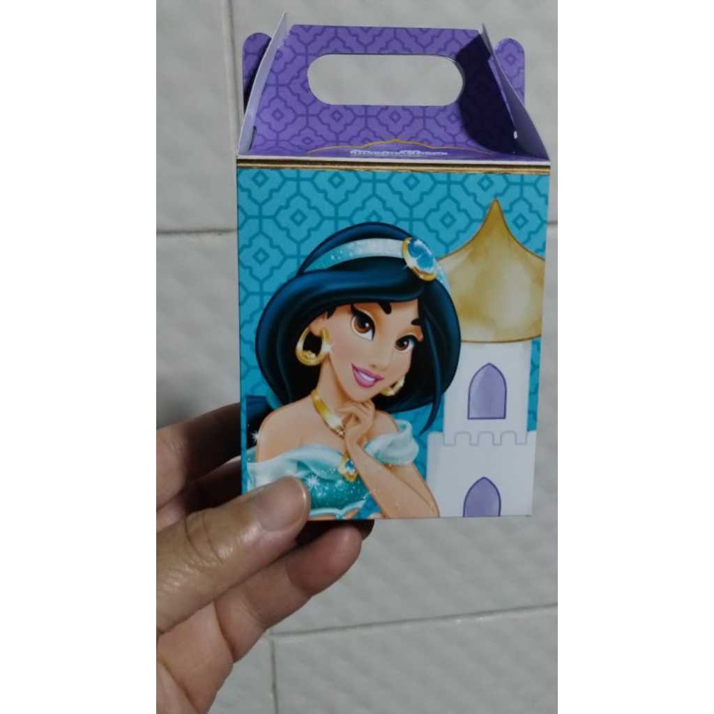 Caixas Maletinhas - Princesa Jasmine - festa infantil - Lembrancinhas personalizadas - PEGUE E MONTE