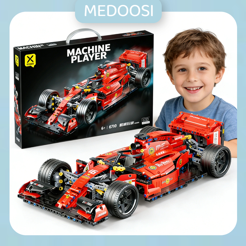 Bloco de Construção 455/1163 Peças Brinquedo Compatível Lego Fórmula Carro Modelo Montar para Criança/Adulto