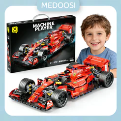 Bloco de Construção 455/1163 Peças Brinquedo Compatível Lego Fórmula Carro Modelo Montar para Criança/Adulto