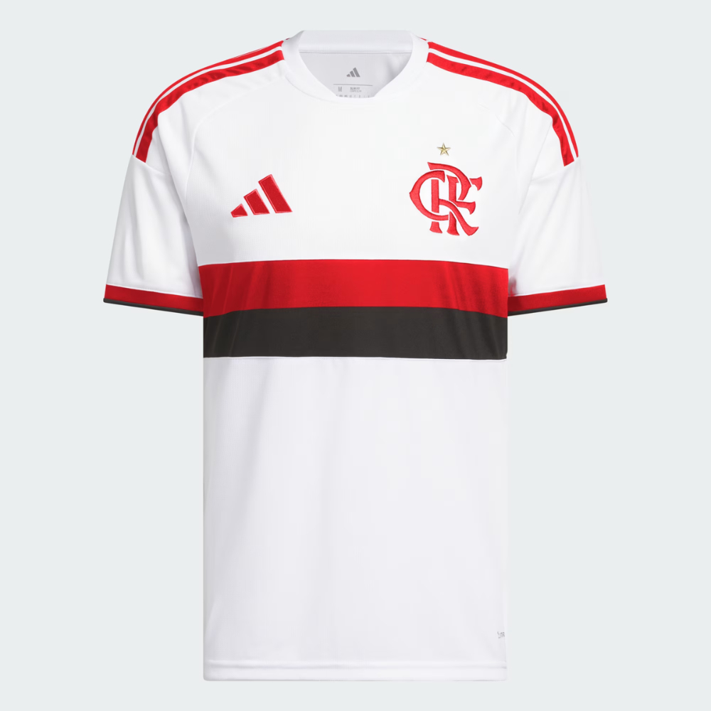 Manto Flamengo Jogo 1 Branco Masculina Adidas 2026