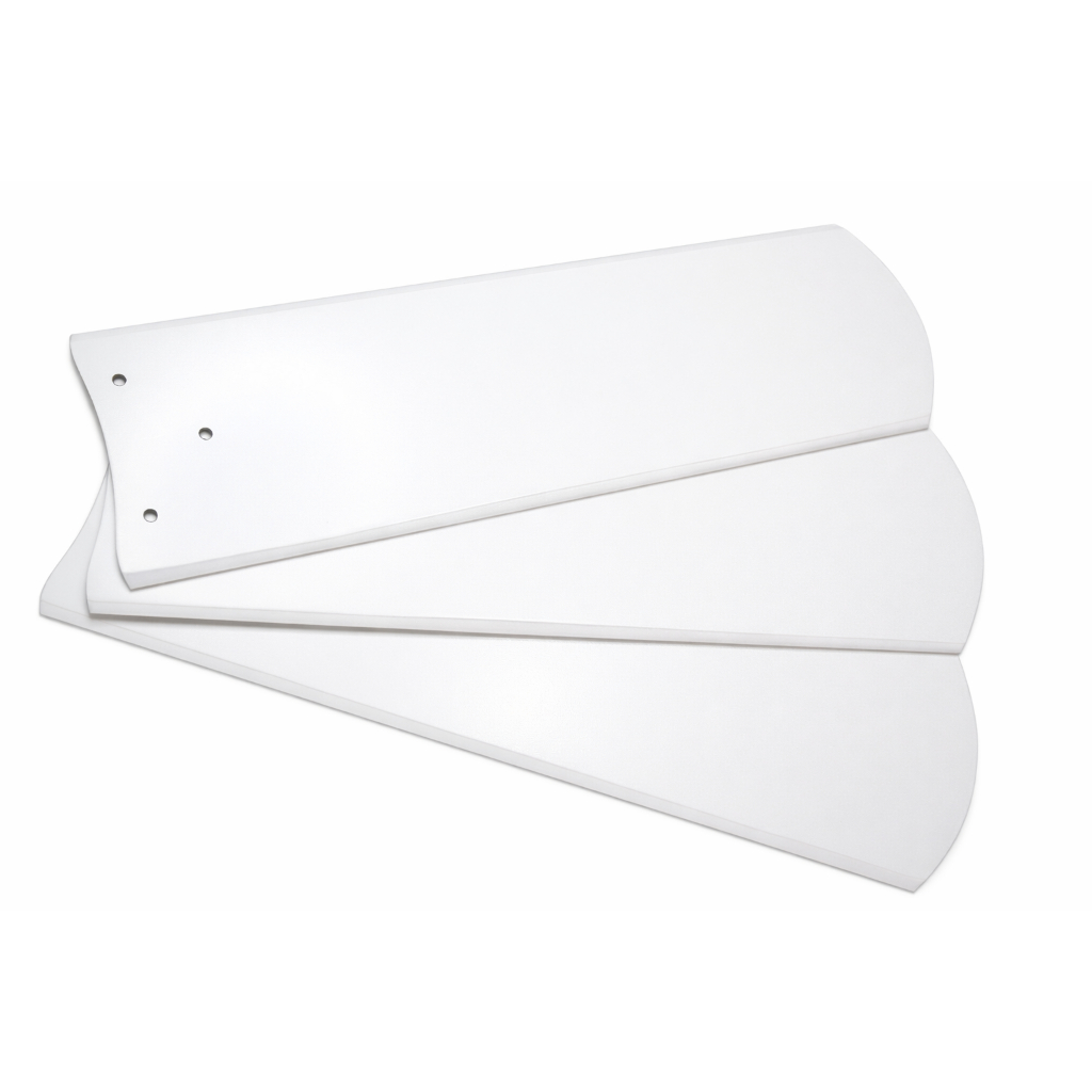 Kit Jogo 3 Pás Retas madeira Mdf Para Ventiladores De Teto furação Venti-Delta