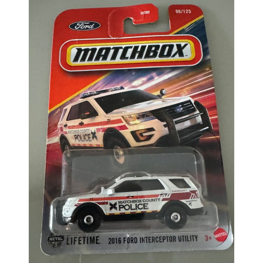 Matchbox Ford Interceptor Police 2016