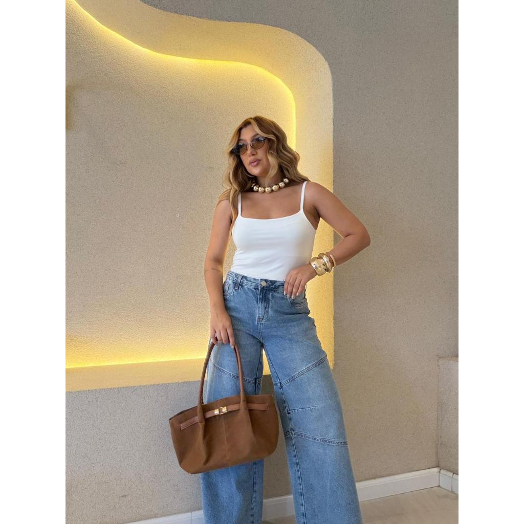 Blusa Regatinha Alcinha Feminina Basic Estilosa Confortável em Oferta na Shopee