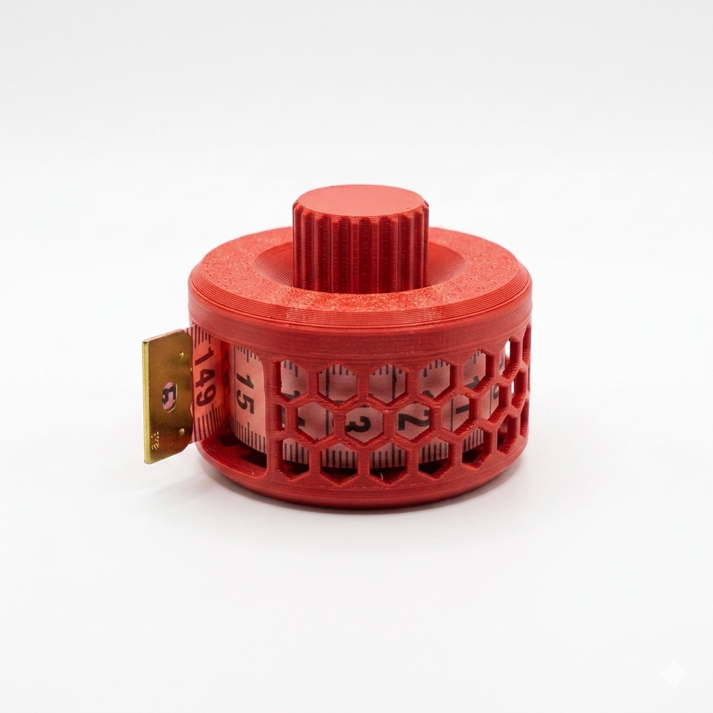 Organizador de Fita Métrica Compacto porta fita métrica e suporte fita métrica retrátil de costura