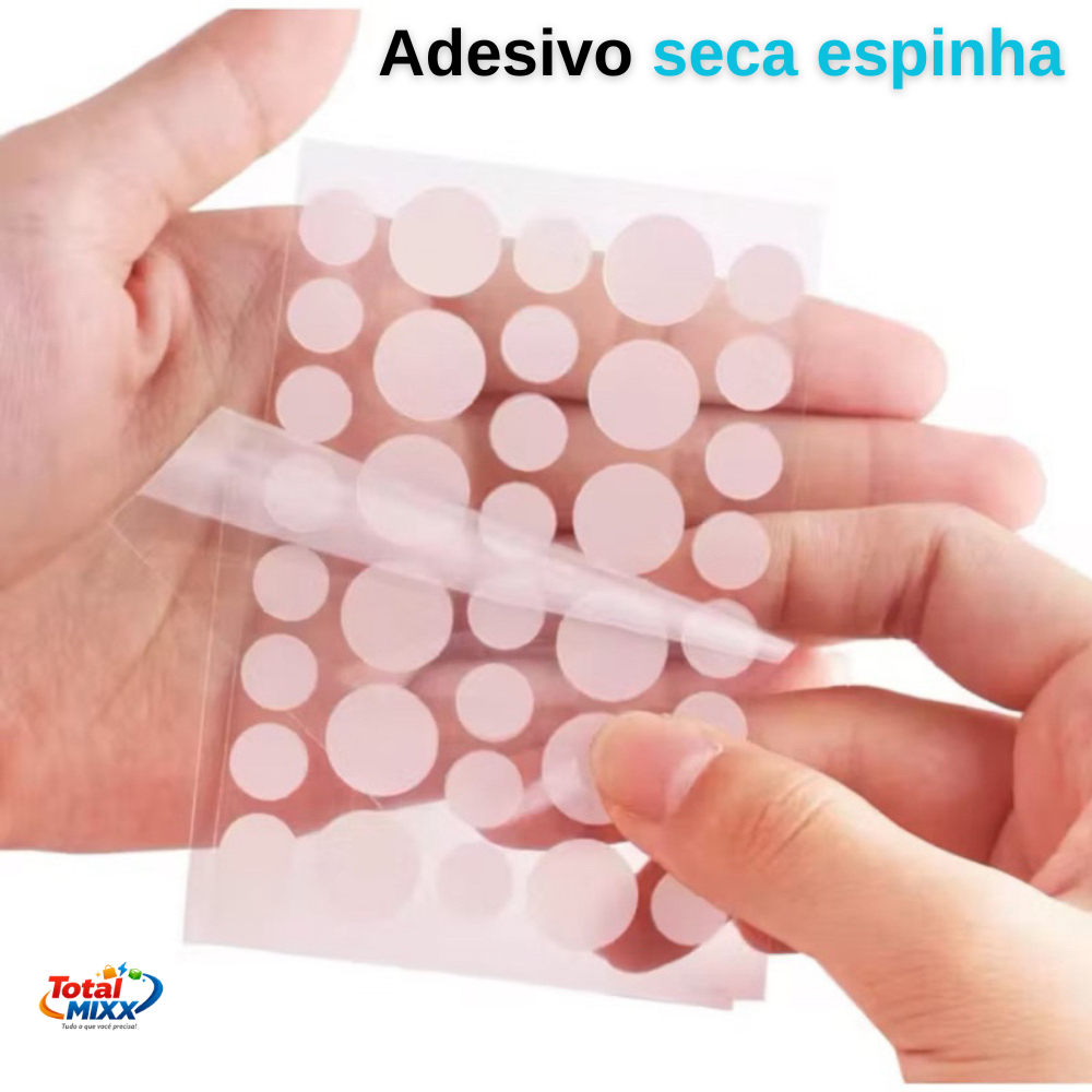 36/72/108/144/216 adesivo hidrocoloide para acne bolinha transparente
