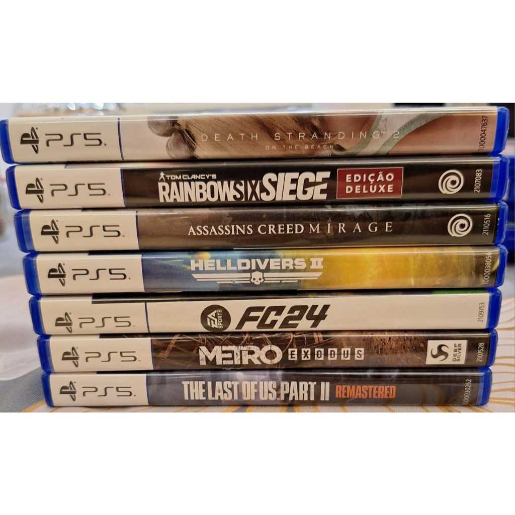 Jogos PlayStation 5 - PS5 - Diversos - Mídia Fisica Original - Envio Rápido