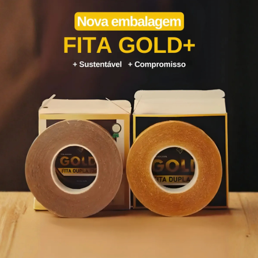Fita Dupla Face Gold+ para Prótese Capilar e Perucas OriginalGold — imagem 2 de 2
