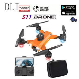 DLI Drone Profissional 360° Flip com Camera Duplas Fotografia Gestual Acompanhamento Inteligente