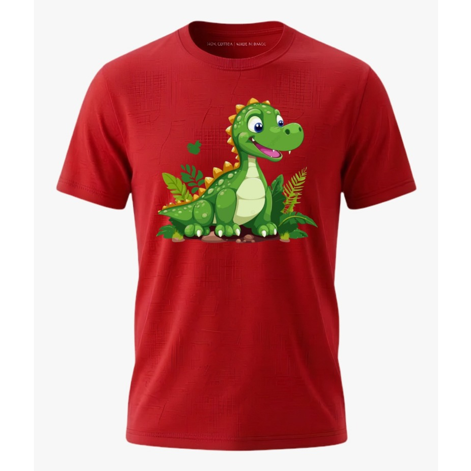 Camisa infantil masculino e feminino dinossauro bebe , tecido 100% algodao , macio e confortável 30.1