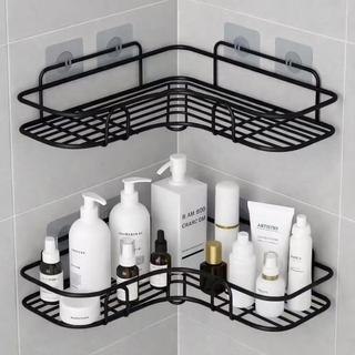 Prateleiras para Banheiro com Suporte e Alto Adesivos – Organizador de Shampoo, Sabonete,…