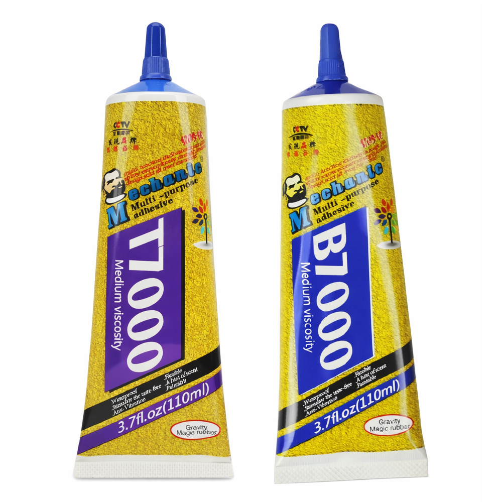 Kit 2 Colas Mechanic B7000 + T7000 110ml Original Multiuso Adesivo Celular Display Touch Screen
